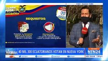 Ecuatorianos en Nueva York se alistan para votar en la jornada electoral del domingo