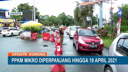PPKM Mikro DKI Jakarta Diperpanjang hingga 19 April 2021