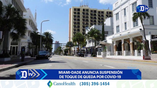 Miami-Dade anuncia suspensión de toque de queda por COVID-19| El Diario en 90 segundos