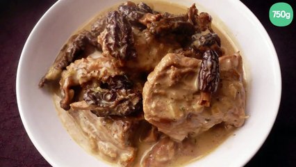 Sauté de veau aux morilles