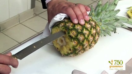 Découper d'un ananas