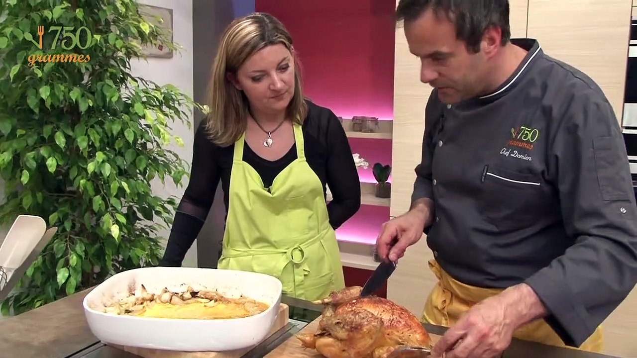 Découper un poulet rôti