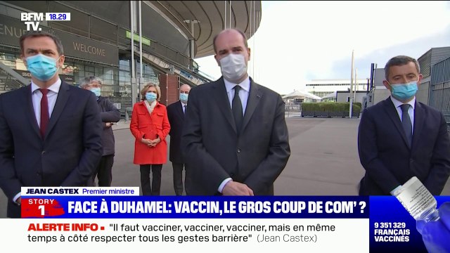 Jean Castex: Il faut vacciner, vacciner, vacciner, mais à côté il faut impérativement maintenir les gestes barrières