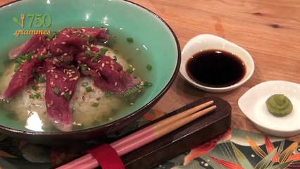 Soupe de riz au boeuf