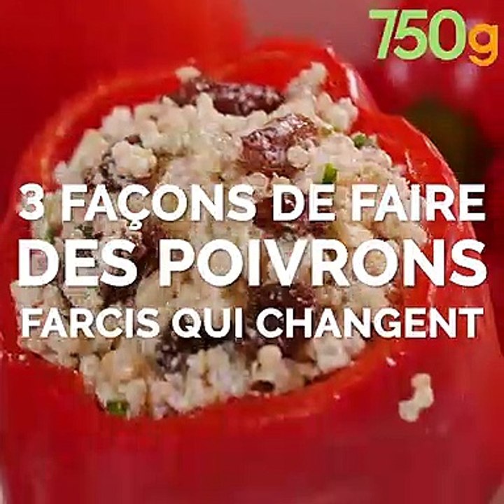 3 façons de préparer des poivrons farcis