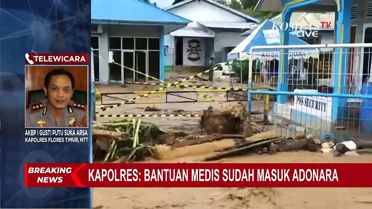 Banjir Bandang Flores Timur Sudah Surut