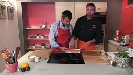 Saumon mariné aux fruits de la passion