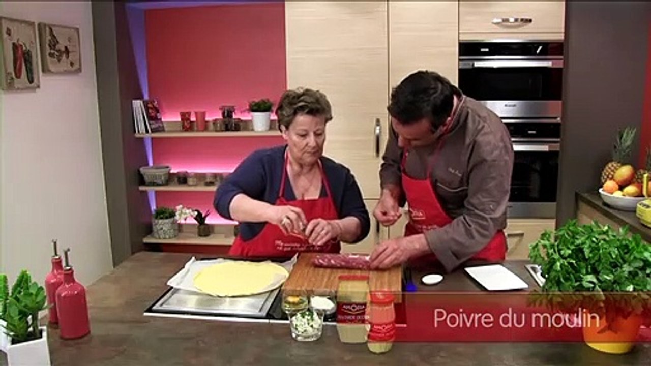 Filet mignon en croûte au fromage frais moutardé