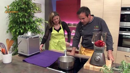 Sorbet aux fraises