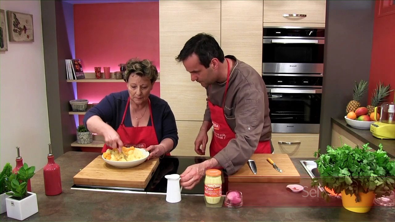 Hachis parmentier au canard moutardé