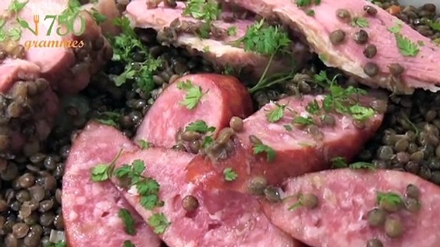 Petit salé aux lentilles