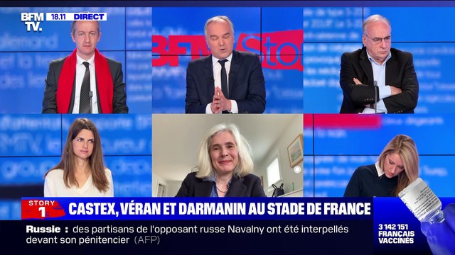 Story 4 : La vaccination s'accélère , annonce Jean Castex en visite au vaccinodrome du Stade de France - 06/04