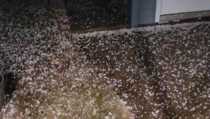 Hail pelts the North Central states