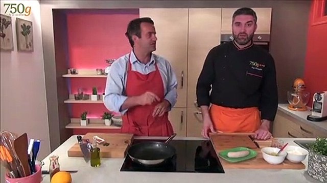 Verrines de boudin blanc à la pomme