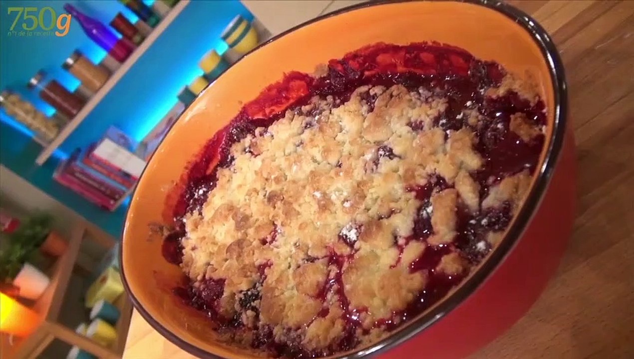 Crumble aux fruits rouges