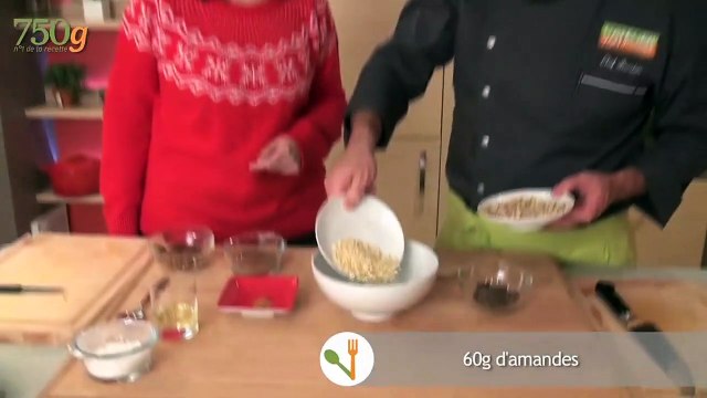 Bonbons de chocolat aux fruits secs