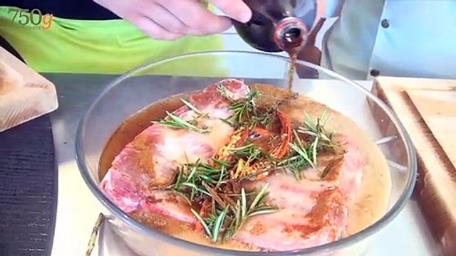 Travers de porc marinés au barbecue