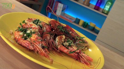 Gambas flambées