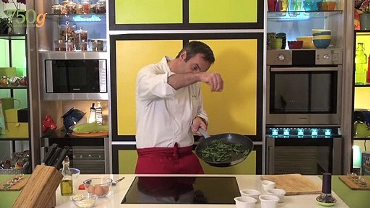 Oeufs cocotte aux épinards