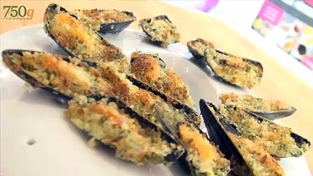 Moules farcies et gratinées