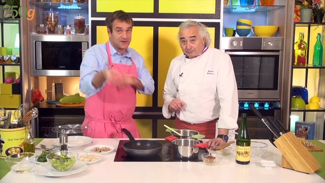 Noix de Saint-Jacques, sot-l'y-laisse et mousseline de topinambours