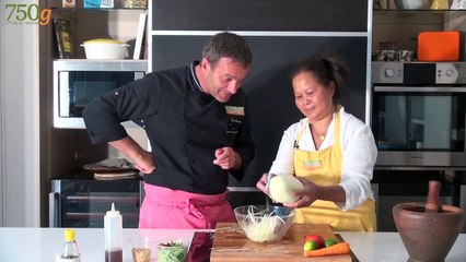 Salade exotique à la papaye