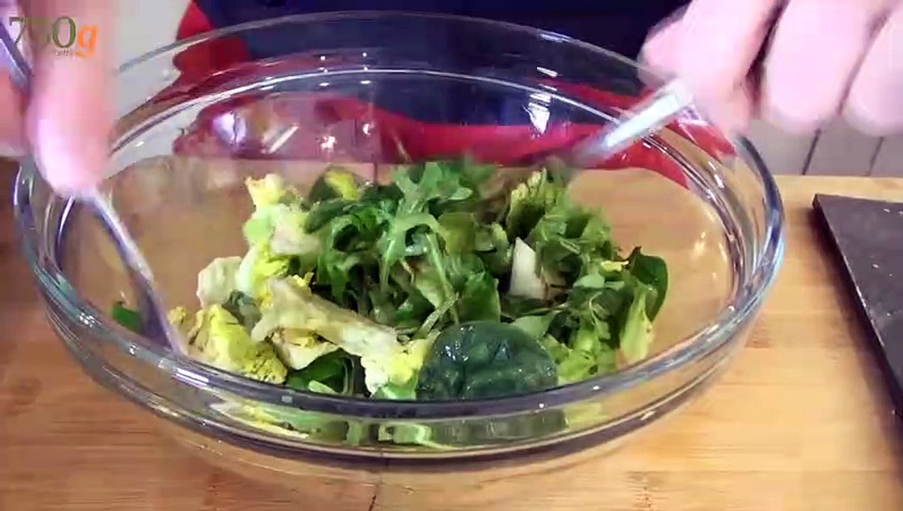 Salade de chèvre chaud