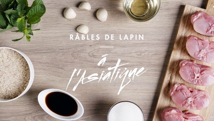 Râbles de lapin à l'asiatique