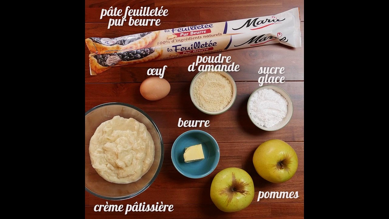 Mini-chaussons des rois aux pommes caramélisées