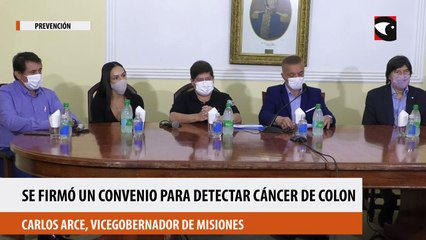 Se firmó un convenio para detectar Cáncer de Colon