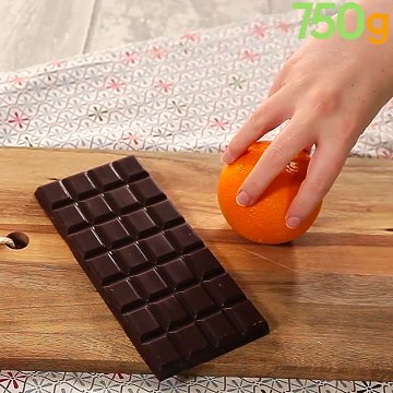 Mousse au chocolat à l'orange sans oeufs