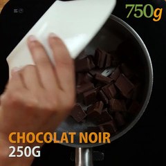 Mousse au chocolat à l'eau