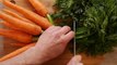 Velouté de fanes de carottes au camembert Gillot