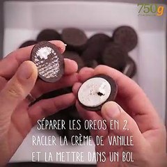 Cupcakes sans cuisson aux Oréo