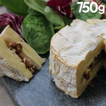 Camembert farci poires et noix