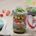 Salad jar quinoa & lentilles