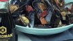 Moules marinières au gingembre, tomates et sauce soja salée