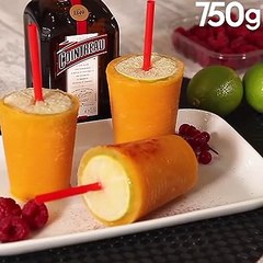 Sorbet à la mangue façon cocktail