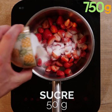 Tarte aux fraises et son topping coeur