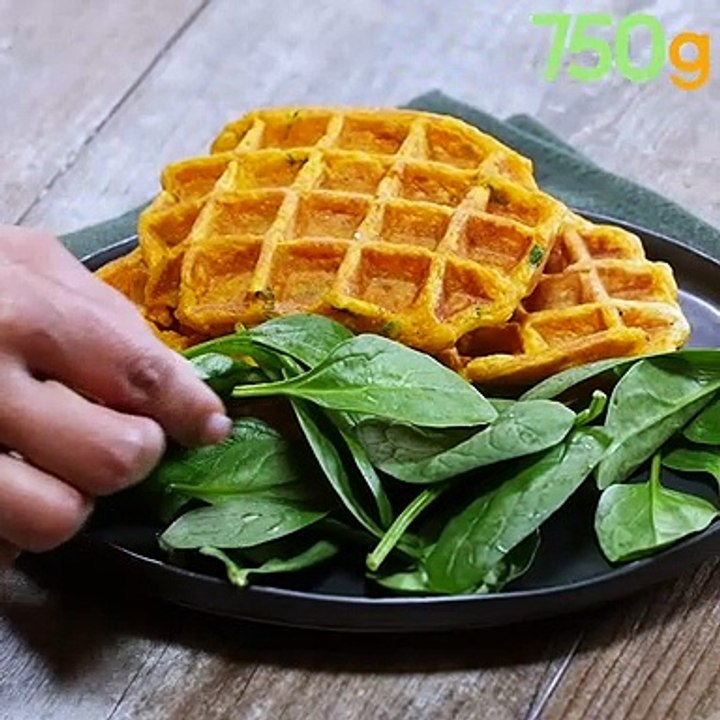 Gaufres de patate douce