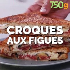 Croque facile figues et mozza