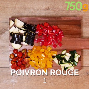 Salade de légumes du soleil grillés à la burrata