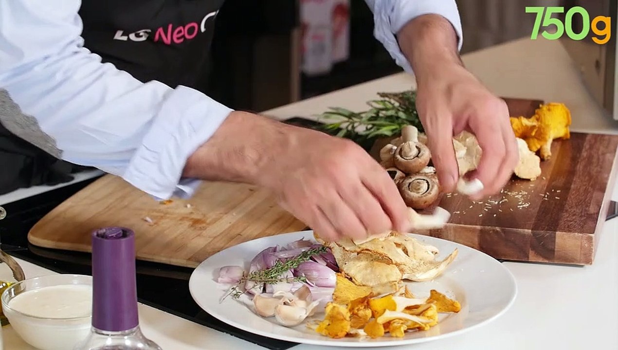 Cocotte de volaille aux champignons