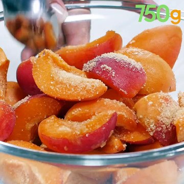 Clafoutis abricots thym et basilic