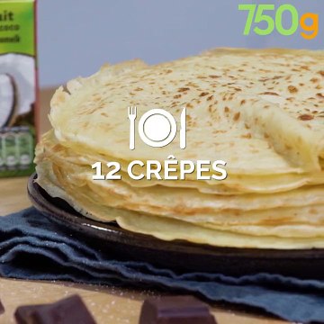 Pâte à crêpes au lait de coco