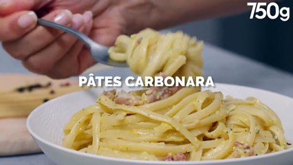 Скачать видео: Pâtes carbonara