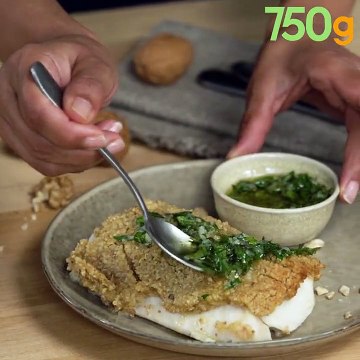 Cabillaud rôti en croûte de Noix de Grenoble AOP