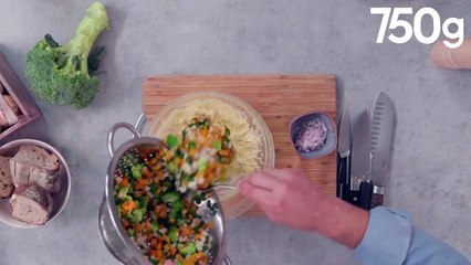 Roulé de jambon blanc macédoine de légumes