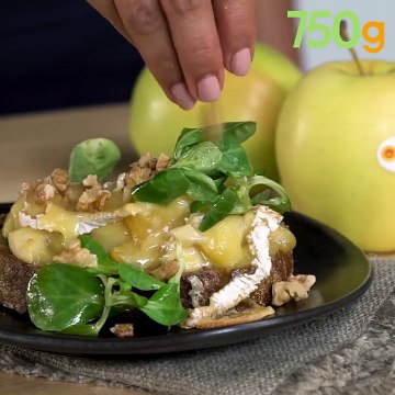 Tartines Normandes pommes du Limousin AOP & fromage