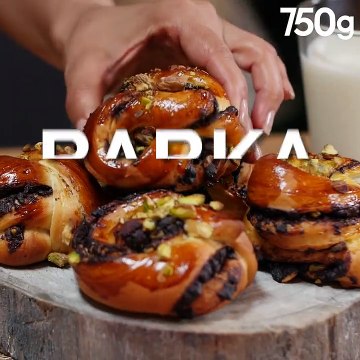 Babka au chocolat et pistaches